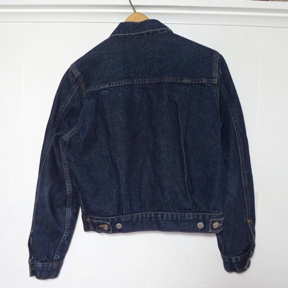 Vintage Guess Jean Trucker Jacket 80s Denim Jacket - Picture 3 of 3